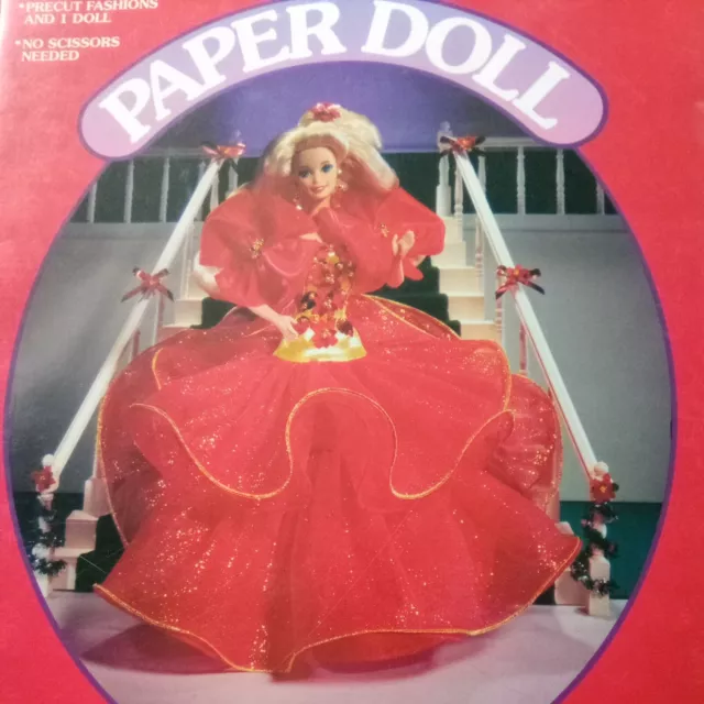 Barbie Paper Doll 1993 Uncut Golden Book