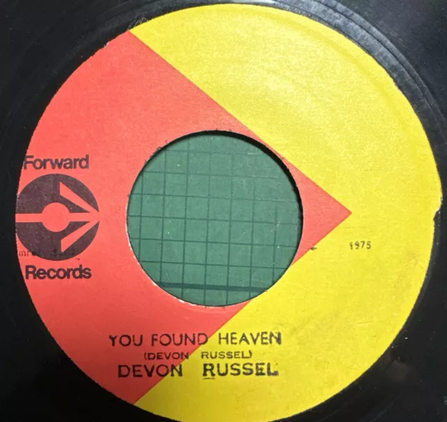 DEVON RUSSELL DISCO VILL You Found Heaven FORWARD CN2712 JA 1975 Vinyl 7”