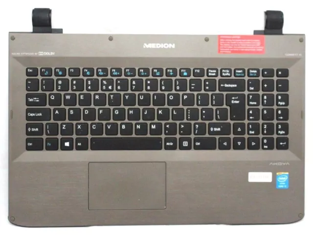 MEDION Akoya S6212T - The Touch 300 Notebook Replacement Top Cover w/ Keyboard