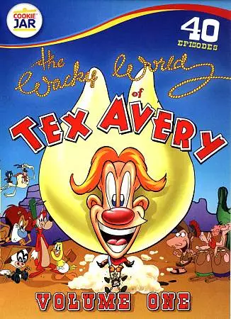 The Wacky World of Tex Avery Vol.1  (DVD, 4 discs) 40 eps **Good**  EX-LIBRARY