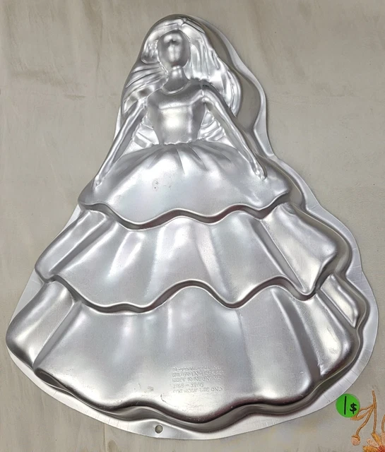 Wilton Barbie Beautiful Day Mattel Aluminum Cake Pan 2105-3500, 1995
