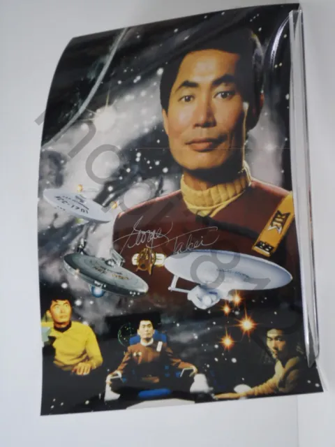 Autografo * Star Trek TOS * George Takei come Hikaru Sulu * Originale * 1994 (2)