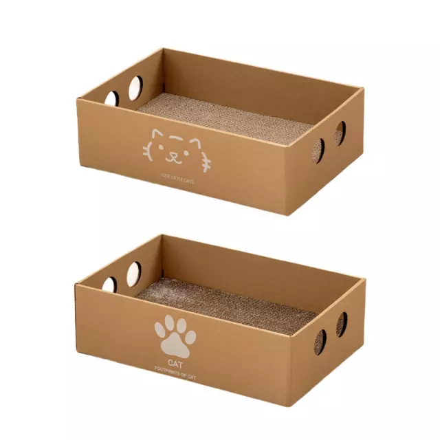 Tapis à gratter pour chat, lit à gratter pour chat, maison en carton pour