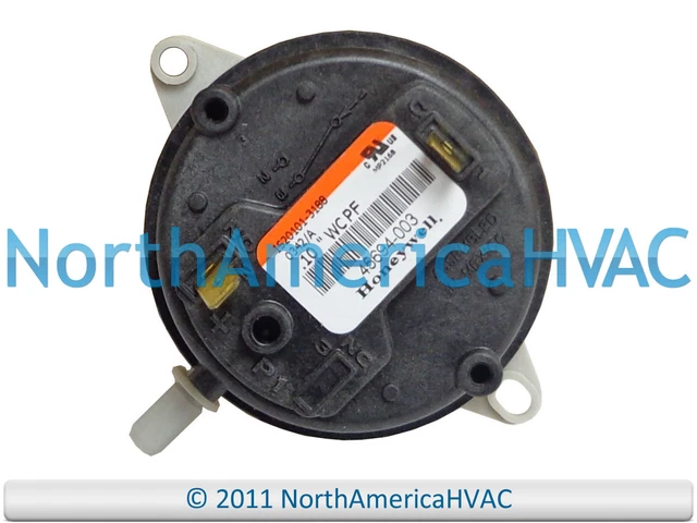 OEM Lennox Armstrong Ducane Furnace Air Pressure Switch – -0.80 Fits 93W92/93W9201