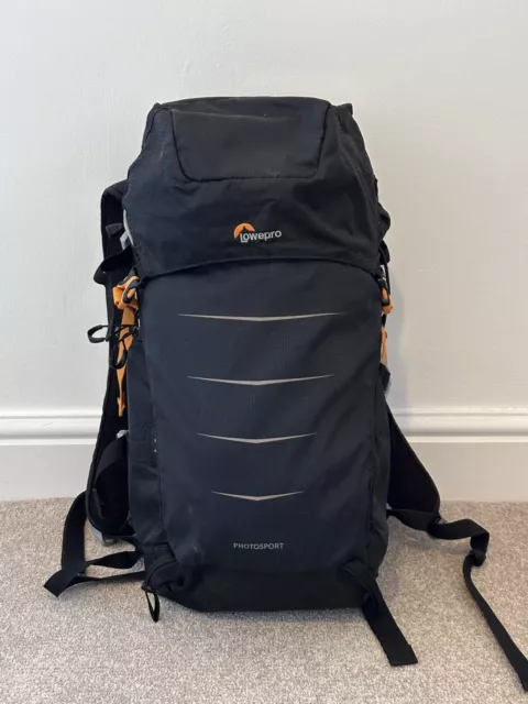 Lowepro Photo Sport BP 200 AW II camera case backpack, Black/Orange