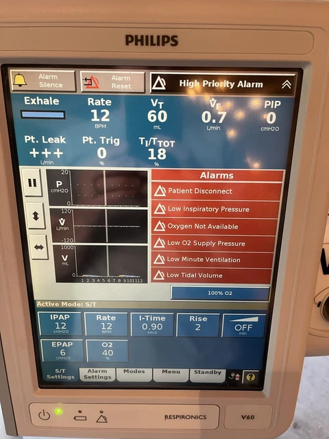 Philips Respirionics V60 Ventilator Warranty