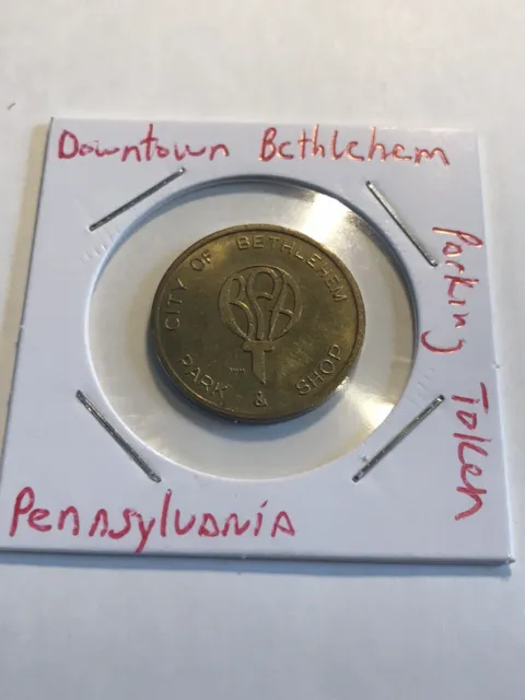 City of Bethlehem Park & Shop (Pennsylvania) parking token