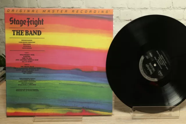 The Band STAGE FRIGHT LP GF Vinyl L.Ed. Mobile Fidelity Sound Lab ‎MFSL 1-347 NM