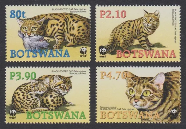 Botswana WWF Black-footed Cat 4v 2005 MNH SG#1040-1043 MI#817-820