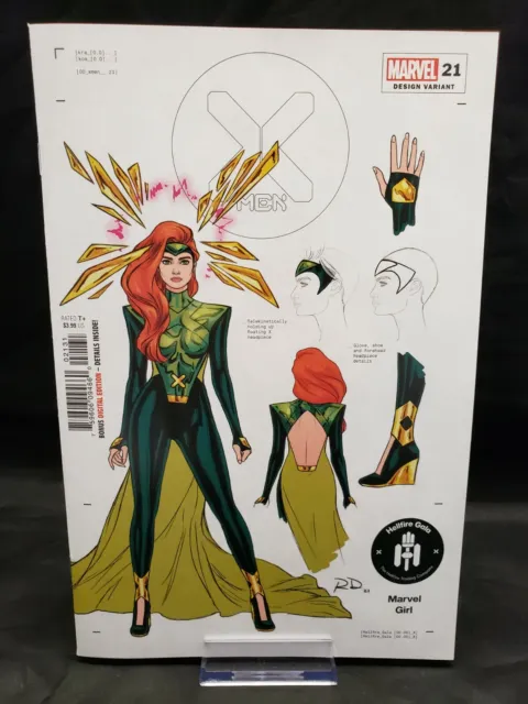 X-Men #21 Dauterman Hellfire Gala Marvel Girl Design Variant Marvel Comics 2021