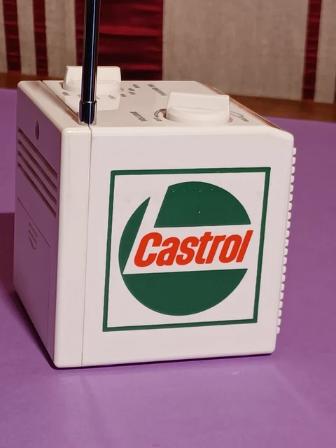 CASTROL radio publicitaire HUILE MOTEUR AUTOMOBILE Garage station service Ancien