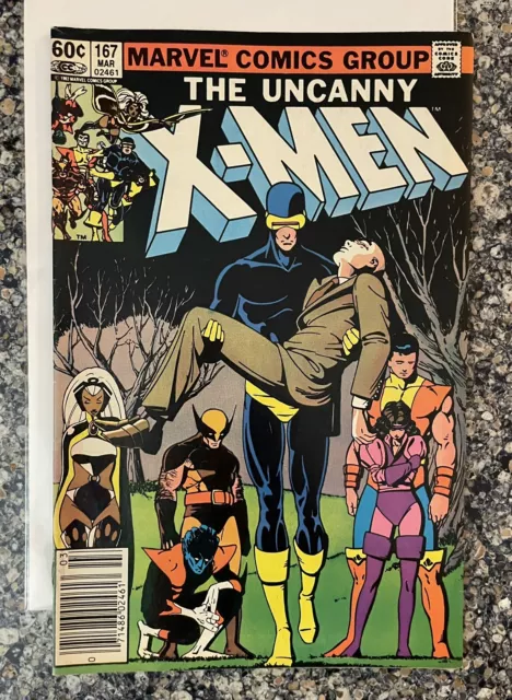 Uncanny X-Men Vol. 1 #167 (Marvel, 1983)- VF/NM- Newsstand- Combined Shipping