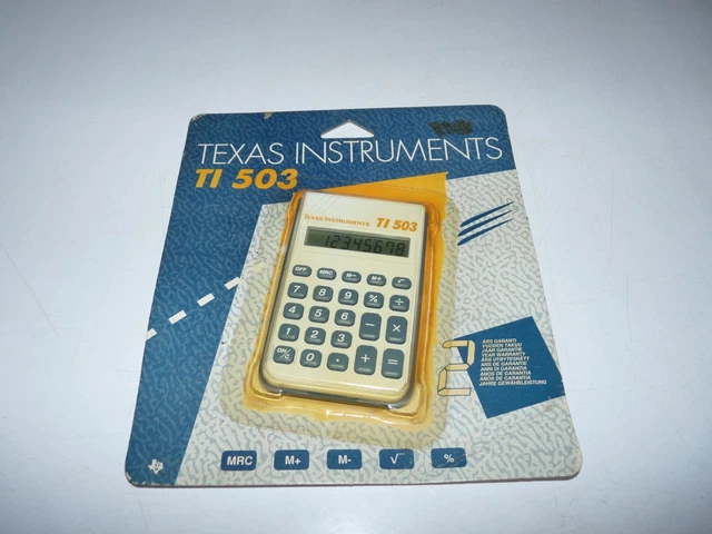 ancienne calculatrice texas instruments TI 30 en boite d