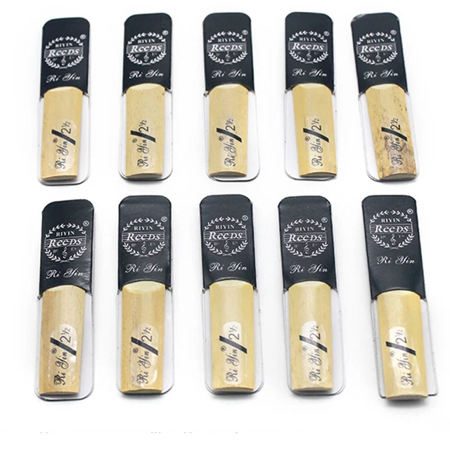 10Pcs BB Tenor Sax Anches / Force 2/2.5/3 Saxophone De Roseau Instrument