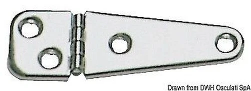 Charnière Inox Imprimé 103x32 Marque Osculati 38.823.11