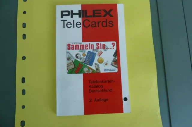 Philex TeleCards Deutschland - Telefonkarten-Katalog - 2. AuflagePhilex-Verlag J