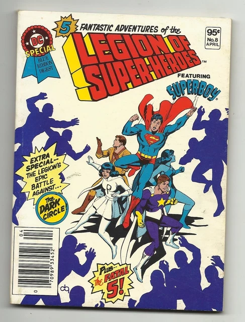 DC Special Blue Ribbon Digest #8 - Legion of Super-Heroes - Superboy - VF- 7.5