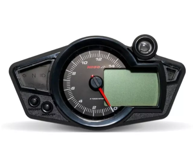 Koso digitale tachimetro RX1N Nero e-segno di spunta tachimetro Moto Quad ATV 2