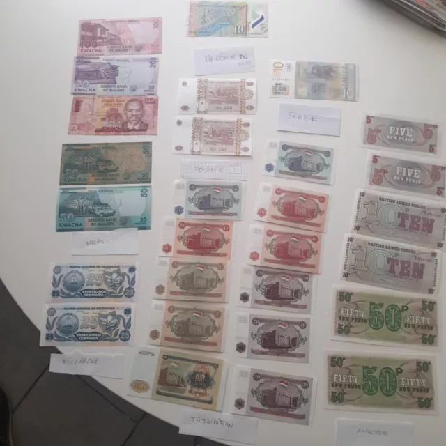 Lot De 28 Billets Du Monde 2