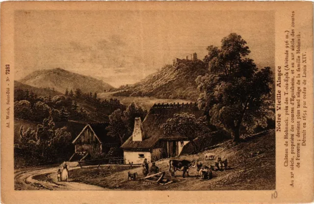 CPA AK Notre-Vieille Alsace - Chateaude Hohnack pres de TROIS-ÉPIS (366432)