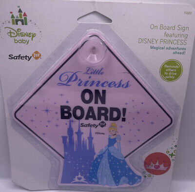 Letrero ventana de coche de seguridad para bebé primer bebé a bordo de la princesa Cenicienta de Disney Princesa Cenicienta Disney