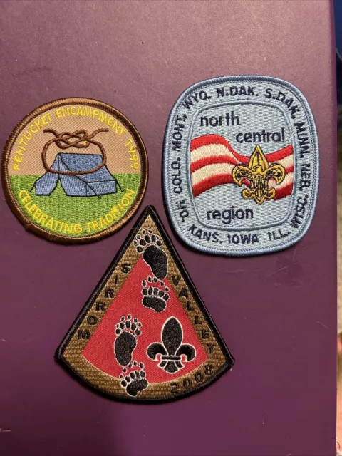 3 American Scout Badges
