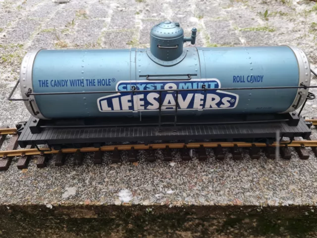 Train Tankwagen für Gartenbahn Spur G Lifesavers