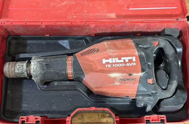 2021 Hilti TE 1000-AVR HI DRIVE Breaker Demolition Demo Hammer Chisel Case 120V