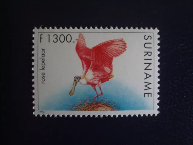 Suriname 1994, Vogel Bird (rosa Löffler), Nr. 1471, postfrisch ** MNH