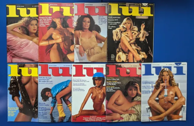 Lui Deutschland -  9 Ausgaben aus dem Jahr 1979 als Konvolut
