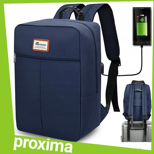 CARRY-ON CABIN BAG Backpack 40x30x20 Aircraft Hand Luggage Blue