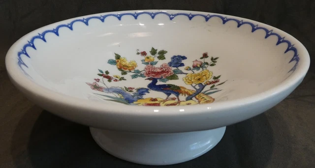 Railroad Dining China Dish Milwaukee Footed Compote