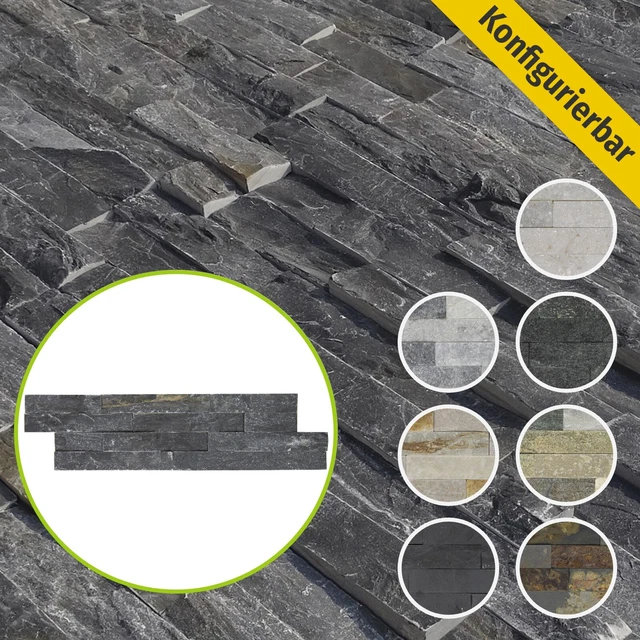 HORI WANDVERKLEIDUNG WANDPANEELE Naturstein Stein Optik 3D Paneele Holz