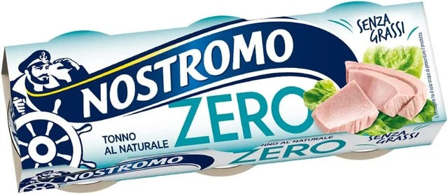 ✅Nostromo Tonno al naturale, 3 lattine da 65 gr. Zero grassi, già sgocciolato✅