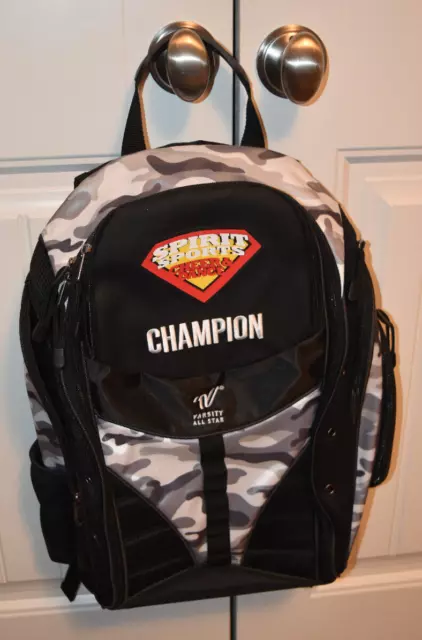 NEW Spirit Sport Cheer & Dance Varsity All Star Champion Camo Backpack