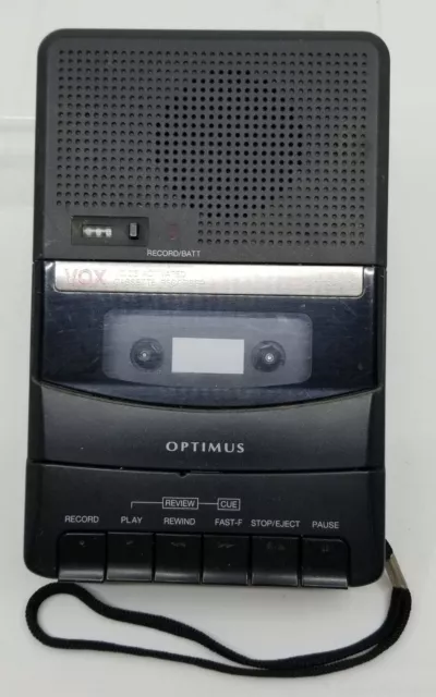Vox Optimus CTR-107 Radio Shack Voice Activated Cassette Tape Recorder Tandy