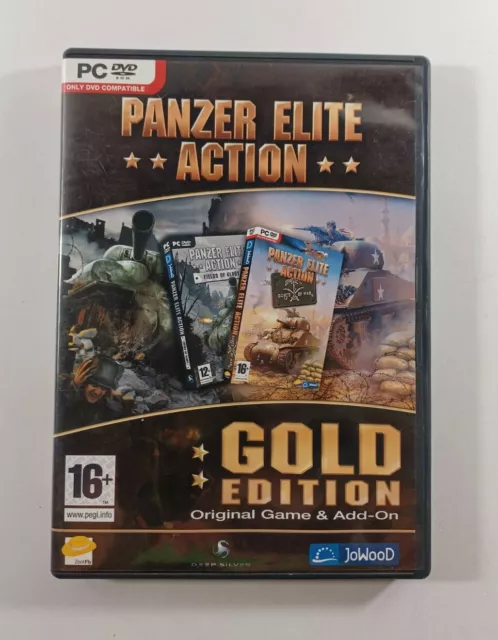 Panzer Elite Action Gold Edition PC DVD-ROM Windows Game VGC Free Postage