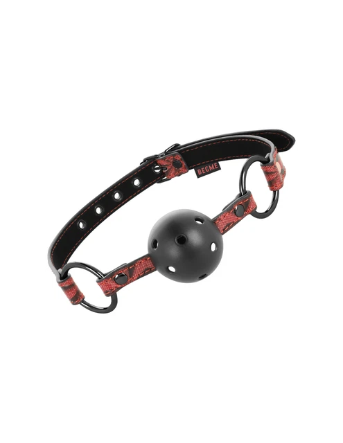 Begme Red Edition Mordaza Cuero Vegano