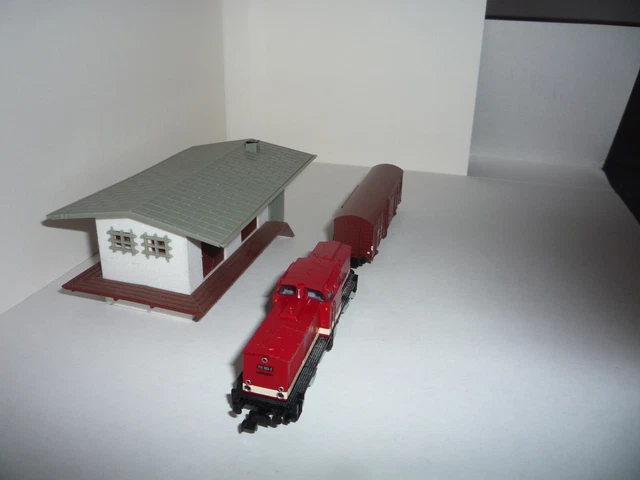 FLEISCHMANN 721016 BR 112 DR+Güterwagen GBS u Güterschuppen,siehe Fotos ...