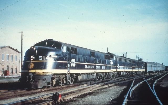 Duplicate Train Slide Seaboard E-6 #514 Louisville Kentucky