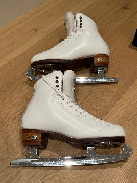 Riedell Gold Star Custom Women's Figure Skates - Size 6 C/B with Phantom Blades