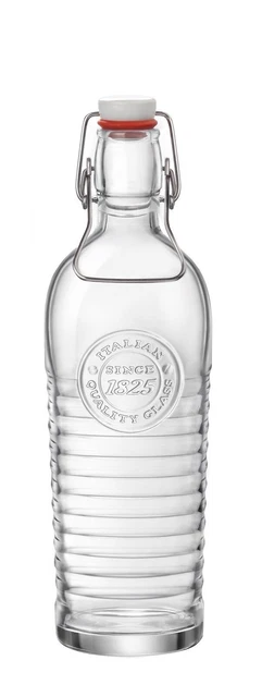 Carafe Verre Décorative 2L KOTARBAU - Avec Anse Et Bouchon - Vin, Bière, Huile - Style Campagne