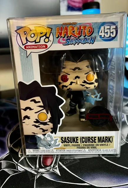 Funko Pop! Convention Exclusive : Naruto Shippuden : Sasuke (Curse Mark) #455 SE