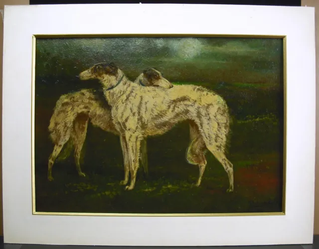 G de Swertschkoff Greyhound De Chasse Caza Windhunde 1925 Hsp Galgos Paint