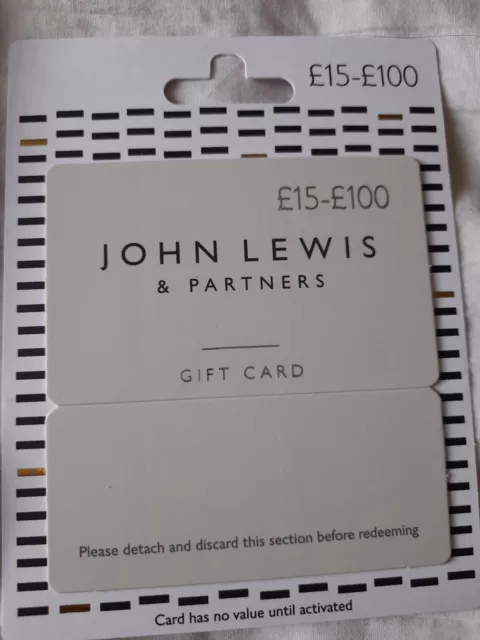 Gift Card John Lewis Worth £25