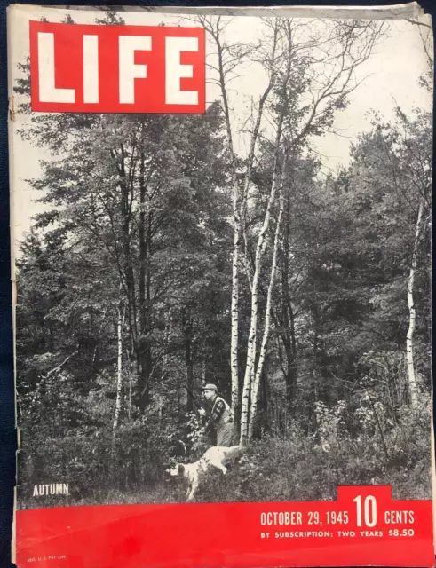 1945 Life Magazine: Autumn/World War II Aftermath Japan and Germany War Crimes