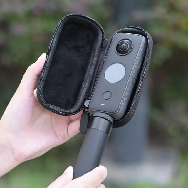 Hard Shell Case PU Carrying Case for Insta360 One X3/2 (Black) 2