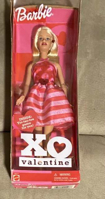 2002 Mattel XO Valentine Barbie NIB