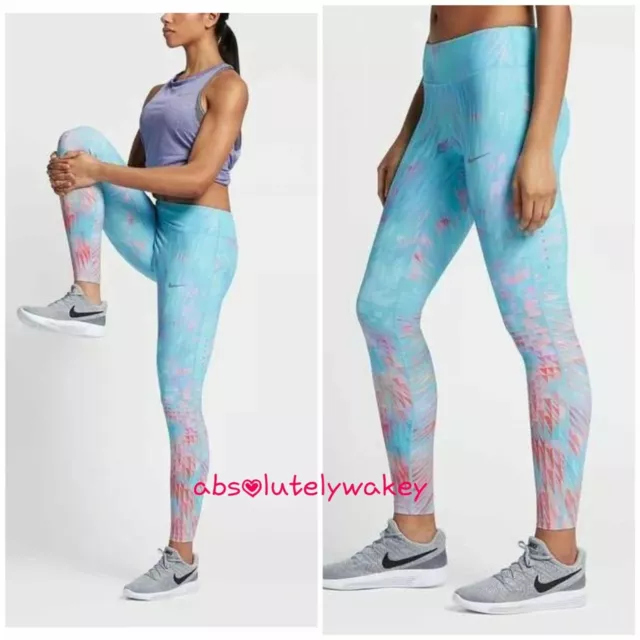 NIKE POWER Epic Lux 2.0 Printed 7/8 Women's Running Tights £56.30 -  PicClick UK