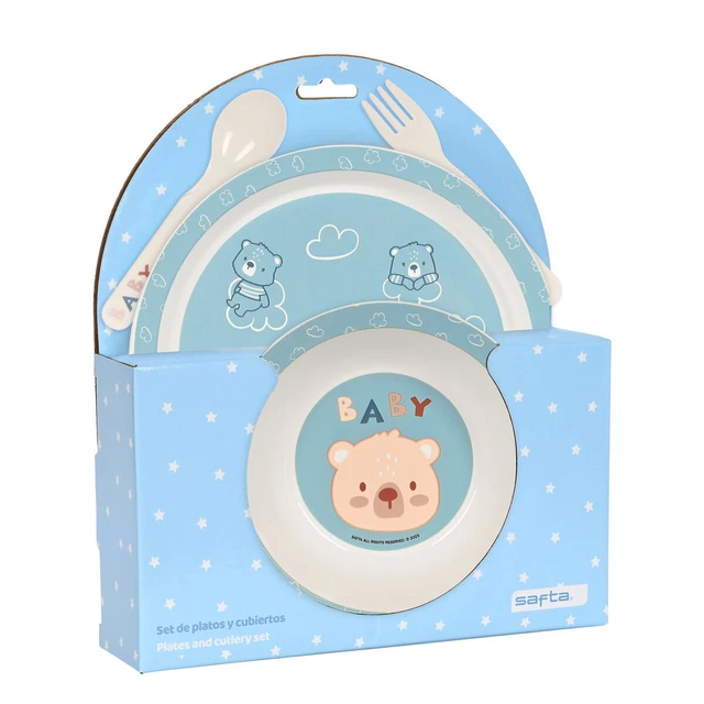 Kindergeschirr-Set Safta Baby bear [4 Stücke]